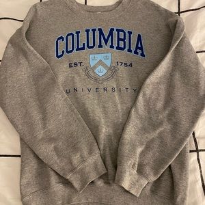 Columbia University crew neck